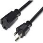 StarTech.com 6 Ft Power Cord with 125 Volts at 13 Amps - 16 AWG Power Extension Cable Cord - NEMA 5-15R to NEMA 5-15P (PAC1016)