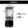 Master Lock 5423D Set Your Own Combination Wall Mount Push Button Lock Box, 5 Key Capacity, Black