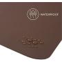 Bedsure Genuine Leather Desk Pad, Office Desk Mat Blotter on top of desks, Large Computer Desk Mat, Waterproof Non Slip Desk Pad Protector for Office and Home (Brown, 15.7x31.5 inches)