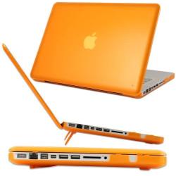 mCover Hard Shell Case for Apple MacBook Pro 13.3-inch (Aluminum Unibody w/DVD Drive (A1278), Orange)