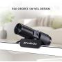 AVerMedia Live Streamer CAM 313: Full HD 1080P Streaming Webcam, Privacy Shutter, Dual Microphone, 360 Degree Swivel Design, Exclusive AI Facial Tracking Stickers. (PW313)