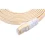 Cat 7 Ethernet Cable, DanYee 1.6FT 2 Packs Nylon CAT7 High Speed Professional Gold Plated Plug STP Wires CAT 7 RJ45 Ethernet Cable 3FT 10FT 15FT 26FT 50FT 66FT 100FT (Gold 1.6ft)