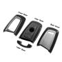 TANGSEN Smart Key Fob Case for BMW 1 3 4 5 6 7 Series GT3 GT5 M5 M6 X3 X4 3 4 Button Keyless Entry Remote Personalized Protective Cover Plastic Gray Brushed Pattern Black Silicone