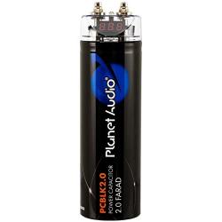 Planet Audio PCBLK2.0 – 2 Farad Car Capacitor For Energy Storage To Enhance Bass Demand From Audio System