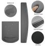 PU Leather Mouse Pads Wrist Rest Support and Keyboard Wrist Rest Pad Set for Laptop Computer Mac,Ergonomic Memory Foam,Non-Slip Base Mouse pad,Easy Typing and Relieve Wrist Pain(Gray)