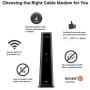 ARRIS SURFboard SBG8300 DOCSIS 3.1 Gigabit Cable Modem & AC2350 Dual Band Wi-Fi Router, Approved for Cox, Spectrum, Xfinity & others (black)