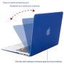 MOSISO Compatible with MacBook Air 13 inch Case (Models: A1369 & A1466, Older Version 2010-2017 Release), Protective Plastic Hard Shell Case & Keyboard Cover & Screen Protector, Royal Blue