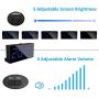Digital Dual Alarm Clock for Bedrooms, 7 Large LED Display Clock USB Charger, Dimmer,4 Alarm Volume,12/24H,Easy Set Loud Plug in Clock Battery Backup for Heavy Sleeper Kids Senior Boy Girl Teen Home