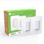 Wemo Wi-Fi Light Switch 3-Way 2-Pack Bundle - Control Lighting from Anywhere, Easy In-Wall Installation, Works with Alexa, Google Assistant and Apple HomeKit (WLS0403-BDL)