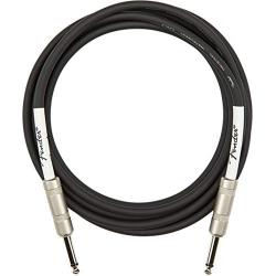 Fender Original Series Instrument Cables (Straight-Straight Angle) for Electric Guitar, Bass Guitar, Electric Mandolin, Pro Audio, 10-Foot, Black - 1 Pack