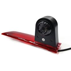 Misayaee Car Third Roof top Mount Brake lamp Camera Brake Light Rear View Backup Camera for Transporter Ford Transit Custom (2012-04/2016)