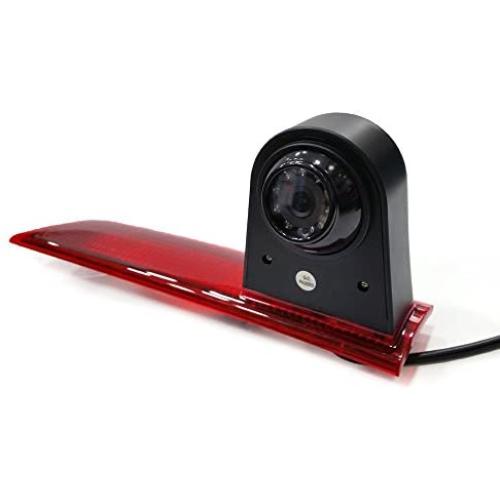 Misayaee Car Third Roof top Mount Brake lamp Camera Brake Light Rear View Backup Camera for Transporter Ford Transit Custom (2012-04/2016)