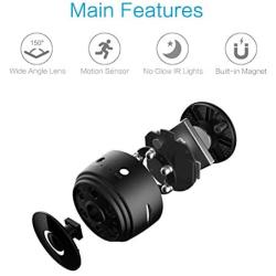 AREBI Spy Camera Wireless Hidden WiFi Mini Camera HD 1080P Portable Home Security Cameras Covert Nanny Cam Small Indoor Outdoor Video Recorder Motion Activated Night Vision A10 Plus [2021 Version]