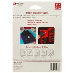 VELCRO Brand 5 Ft x 3/4 In | White Tape Roll with Adhesive | Cut Strips to Length | Sticky Back Hook and Loop Fasteners | Perfect for Home, Office or Classroom