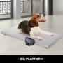 Happybuy 440Lbs Digital Livestock Scale, Large Pet Vet Scale 43x21 Inch Stainless Steel Platform, Electronic Postal Shipping Scale, Heavy Duty Large Dog Cat Hog Sheep Goat Pig Sheep Scale