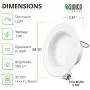 Sunco Lighting 10 Pack 4 Inch LED Recessed Downlight, Baffle Trim, Dimmable, 11W=60W, 3000K Warm White, 660 LM, Damp Rated, Simple Retrofit Installation - UL + Energy Star Sunco Lighting 10 Pack 4 Inch LED Recessed Downlight, Baffle Trim, Dimmable, 11W=60W, 3000K Warm White, 660 LM, Damp Rated, Simple Retrofit Installation - UL + Energy Star