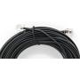 Black 100 FT. Phone Telephone Extension Cord Cable Line Wire