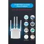 WiFi Extender - WiFi Repeater, WiFi Booster Covers Up to 2500 Sq.ft and 30 Devices, Up to 1200Mbps Dual Band WiFi Repeater with Ethernet Port, Wireless Signal Booster for Home WiFi Extender - WiFi Repeater, WiFi Booster Covers Up to 2500 Sq.ft and 30 Devices, Up to 1200Mbps Dual Band WiFi Repeater with Ethernet Port, Wireless Signal Booster for Home