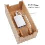 Bamboo Charging Station w/Cutout for Bluetooth Portable Wireless Speaker and Docking Stand use w/DKnight MagicBox, Anker Classic & More
