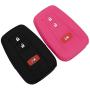 Lcyam Black Rose Soft Material Silicone Key Fob Cover Case 3 Button Fits for Toyota Prius Avalon Corolla Camry RAV4 Smart Keyless Remote Lcyam Black Rose Soft Material Silicone Key Fob Cover Case 3 Button Fits for Toyota Prius Avalon Corolla Camry RAV4 Smart Keyless Remote