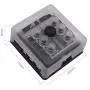 circuit breaker Fuse Block W/Negative Bus - JOYHO 6 Way Fuse Distribution Box with Ground, With Protection Cover, Bolt Connect Terminals, 70 pcs Stick Label, for Automotive Vehicle Boat Marine