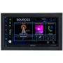 Jensen CMN86 6.8 inch LED Multimedia Touch Screen Double Din Car Stereo |Built-in Navigation | Push to Talk Assistant | Bluetooth | Steering Wheel Control | Front & Rear Camera Inputs | USB & microS