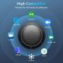 Kaysuda Bluetooth Conference Speakerphone Wireless Microphone and Speaker for Mobile Phone and Computer, USB Office Speakerphone for Skype, Zoom