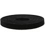 Oldhill Fastening Tapes Hook and Loop Reusable Straps Wires Cords Cable Ties - 1/2'' Width, 15 x 3 Rolls (Black)