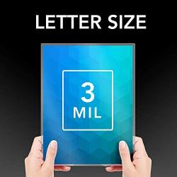 Swingline Laminating Sheets, Thermal Laminating Pouches Letter Size, 3mil, 20 Pack (3202021)