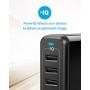 Anker 40W 4-Port USB Wall Charger with Foldable Plug, PowerPort 4 for iPhone XS/XS Max/XR/X/8/7/6/Plus, iPad Pro/Air 2/Mini 4/3, Galaxy/Note/Edge, LG, Nexus, HTC, and More