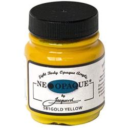 Jacquard Products 2-1/4-Ounce Neopaque Acrylic Paint, Gold Yellow