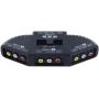 Fosmon A1602 RCA Splitter with 3-Way Audio, Video RCA Switch Box + RCA Cable for Connecting 3 RCA Output Devices to Your TV