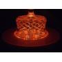 Fortune Products LB-RGBW-6 Super Bright 40 LED Light Base, 6-1/8'' Diameter x 1-1/8'' Height, Multi-Color