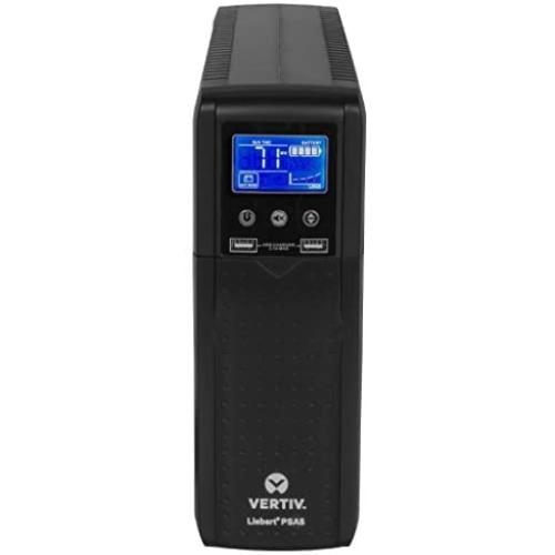 Liebert PSA5 UPS - 500VA/300W 120V, Line Interactive, AVR, Mini Tower, 10 outlets, USB Charging, 3 Year Warranty, Uninterruptible Power Supply, Battery Backup with Surge Protection(PSA5-500MT120)