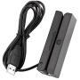 Honsdom USB Mini Swipe Magnetic Credit Card Reader MSR90 Portable 3 Tracks HiCo Magstripe Scanner Swiper for POS System