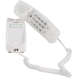 Corded Phone - Phones for Seniors - Phone for Hearing impaired - Choctaw White - Retro Novelty Telephone - an Improved Version of The Princess Phones in 1965 - Style Big Button - iSoHo Phones
