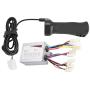 Vbest life Brushed DC Motor Speed &Controller, Throttle Twist Grips E-Bike Scooter Tricycle Speed Controller Motor of 500W 24V 36V 48V