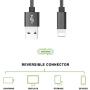 RoFI Compatible Phone Cable, [2Pack] 0.6M Nylon Braided Fast Charging USB Cord Replcement for Phone X 8 8 Plus 7 7 Plus 6s 6s Plus 6 6 Plus 5 5S 5C SE Pad Air Mini and More (2 Pack Grey, 2 FT)