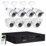 Tonton 1080P Home Security Camera System Outdoor,8CH 1080P DVR Recorder with 2TB HDD,4PCS 2MP Waterproof Bullet Camera and 4PCS Dome Camera,Smart Motion Detection and Alerts,Easy Remote Access(Silver)