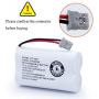 QBLPOWER BT-1007 Rechargeable Cordless Telephone Batteries Compatible with Uniden BT1007 BBTY0651101 BT904 BT-904 BT1015 BBTY0460001 BBTY0510001 BBTY0700001 Panasonic HHR-P506 HHR-P506A(Pack of 4)