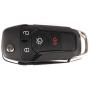 cciyu X 1 Flip Key Fob with Key Blade 4 buttons Replacement for 13 14 15 16 for F ord Fusion Series with FCC N5F-A08TAA