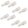 Telephone Cord Detangler, Uvital Wireless Anti-Tangle Telephone Handset Cable 360 Degree Rotating Landline Swivel Cord Untangler White (8 Pack)