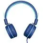 Kids Headphones - noot products K11 Foldable Stereo Tangle-Free 3.5mm Jack Wired Cord On-Ear Headset for Children/Teens/Boys/Girls/Smartphones/School/Kindle/Airplane Travel/Plane/Tablet (Navy/Teal)