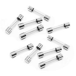 Compstudio 10Pcs/lot T7AL250V 6x30mm 7A 250V Slow Blow Fuse T7AL Glass Slow-Acting 7 Amp Time-delay Fuse