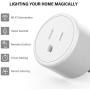 Alexa Smart Plugs - Aoycocr Mini WIFI Smart Socket Switch Works With Alexa Echo Google Home, Remote Control Smart Outlet with Timer Function, No Hub Required, ETL/FCC Listed 4 Pack Only 2.4GHz Network