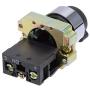 uxcell 22mm 2 Position Key Locking Push Button Switch with Keys Black NO