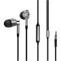 1MORE Triple Driver In-Ear Earphones Hi-Res Headphones with High Resolution, Bass Driven Sound, MEMS Mic, In-Line Remote, High Fidelity for Smartphones/PC/Tablet - Silver