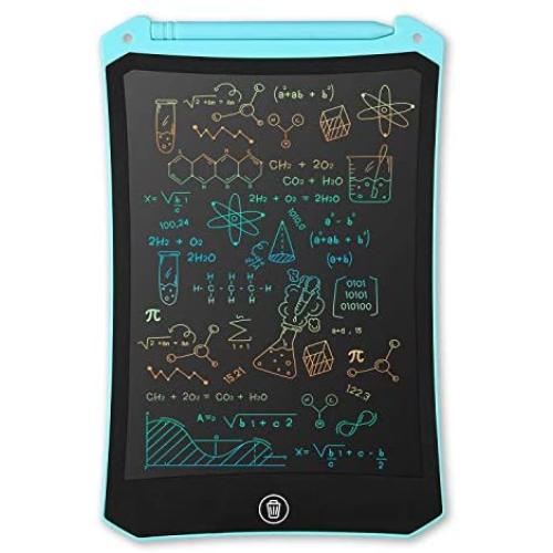 Newest LCD Writing Tablet, Electronic Digital Writing &Colorful Screen Doodle Board, Cimetech 8.5-Inch Handwriting Paper Drawing Tablet Gift for Kids and Adults at Home,School and Office (Blue)