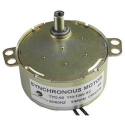 CHANCS TYD-50 Synchronous AC Motor 110V 5-6RPM CW/CCW Small Electric Gear Motor for Electric Fireplace