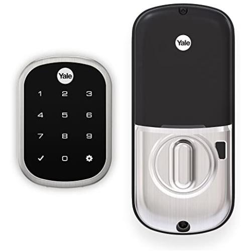Yale Assure Lock SL with Z-Wave - Smart Key Free Touchscreen Deadbolt -Works with Ring Alarm, Samsung SmartThings, Wink and More (Hub required, sold separately) - Satin Nickel